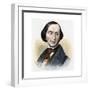 Portrait of Hans Christian Andersen-Stefano Bianchetti-Framed Giclee Print