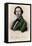 Portrait of Hans Christian Andersen-Johan Frederick Moller-Framed Stretched Canvas