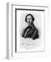 Portrait of Hans Christian Andersen-Johan Frederick Moller-Framed Giclee Print