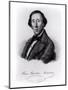 Portrait of Hans Christian Andersen-Johan Frederick Moller-Mounted Giclee Print