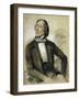 Portrait of Hans Christian Andersen-null-Framed Giclee Print