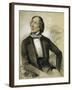 Portrait of Hans Christian Andersen-null-Framed Giclee Print