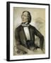 Portrait of Hans Christian Andersen-null-Framed Giclee Print