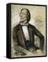 Portrait of Hans Christian Andersen-null-Framed Stretched Canvas