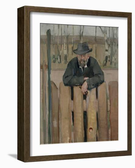 Portrait of Hans Jaeger-Henrik Lund-Framed Giclee Print