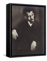 Portrait of Hans Pfitzner-null-Framed Stretched Canvas