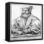 Portrait of Hans Sachs, 1545-Hans Brosamer-Framed Stretched Canvas