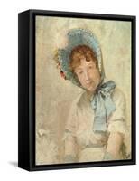 Portrait of Harriet Hubbard Ayers-William Merritt Chase-Framed Stretched Canvas