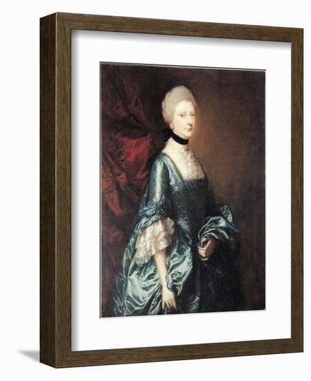 Portrait of Harriet, Viscountess Tracy, C.1763-Thomas Gainsborough-Framed Giclee Print