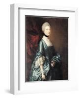 Portrait of Harriet, Viscountess Tracy, C.1763-Thomas Gainsborough-Framed Giclee Print