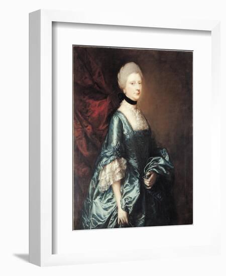 Portrait of Harriet, Viscountess Tracy, C.1763-Thomas Gainsborough-Framed Giclee Print