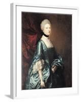 Portrait of Harriet, Viscountess Tracy, C.1763-Thomas Gainsborough-Framed Giclee Print