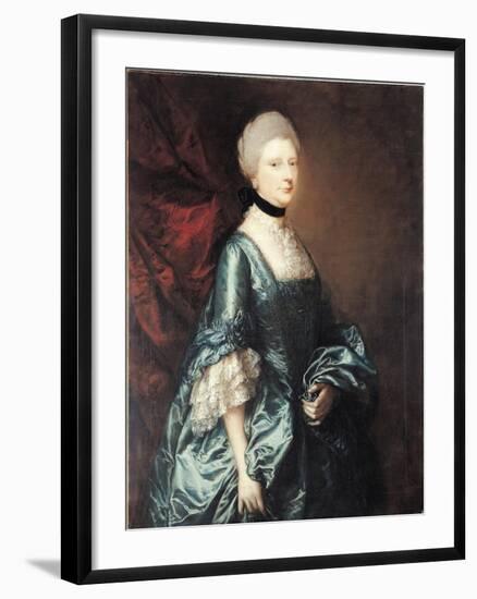 Portrait of Harriet, Viscountess Tracy, C.1763-Thomas Gainsborough-Framed Giclee Print