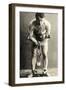 Portrait of Harry Houdini in Chains. c.1900-American School-Framed Photographic Print