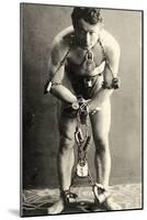 Portrait of Harry Houdini in Chains. c.1900-American School-Mounted Photographic Print