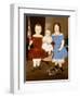 Portrait of Hattie Elizabeth, Ellis and Eva Flye, 1854-William Matthew Prior-Framed Giclee Print