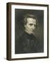 Portrait of Hector Berlioz-Gustave Courbet-Framed Giclee Print