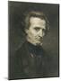 Portrait of Hector Berlioz-Gustave Courbet-Mounted Giclee Print