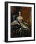 Portrait of Hedvig Eleonora of Holstein-Gottorp (1636-171), Queen of Sweden-David von Krafft-Framed Giclee Print