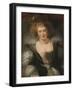 Portrait of Helena Fourment (1614-1673), the Artist’S Second Wife, C.1650 (Oil on Panel)-Peter Paul (after) Rubens-Framed Giclee Print