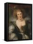 Portrait of Helena Fourment (1614-1673), the Artist’S Second Wife, C.1650 (Oil on Panel)-Peter Paul (after) Rubens-Framed Stretched Canvas