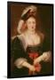 Portrait of Helene Fourment with Gloves, C.1632-Peter Paul Rubens-Framed Giclee Print