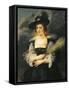 Portrait of Helene Fourment-Peter Paul Rubens-Framed Stretched Canvas