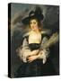 Portrait of Helene Fourment-Peter Paul Rubens-Stretched Canvas