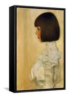 Portrait of Helene Klimt-Gustav Klimt-Framed Stretched Canvas