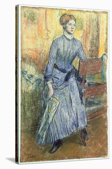 Portrait of Helene Rouart-Edgar Degas-Stretched Canvas