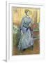 Portrait of Helene Rouart-Edgar Degas-Framed Giclee Print