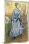 Portrait of Helene Rouart-Edgar Degas-Mounted Giclee Print