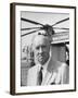 Portrait of Helicopter Designer Igor Sikorsky Standing in Front of One of His Inventions-Alfred Eisenstaedt-Framed Photographic Print