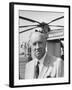 Portrait of Helicopter Designer Igor Sikorsky Standing in Front of One of His Inventions-Alfred Eisenstaedt-Framed Photographic Print