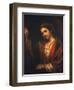 Portrait of Hendrickje Stoffels-Rembrandt van Rijn-Framed Giclee Print