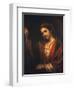 Portrait of Hendrickje Stoffels-Rembrandt van Rijn-Framed Giclee Print