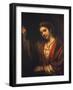 Portrait of Hendrickje Stoffels-Rembrandt van Rijn-Framed Giclee Print