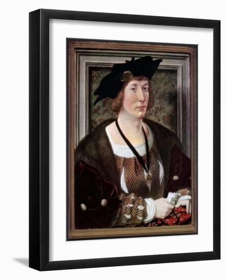 Portrait of Hendrik III, Count of Nassau-Breda, C1516-1517-Jan Gossaert-Framed Giclee Print