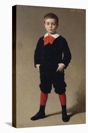 Portrait of Henri Achille, the Artist's Son, 1881-Achille Zo-Stretched Canvas