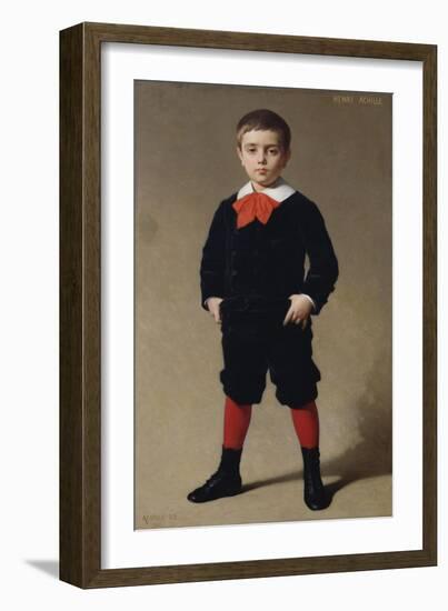 Portrait of Henri Achille, the Artist's Son, 1881-Achille Zo-Framed Giclee Print