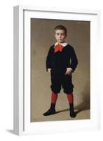 Portrait of Henri Achille, the Artist's Son, 1881-Achille Zo-Framed Giclee Print