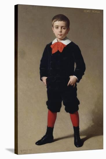 Portrait of Henri Achille, the Artist's Son, 1881-Achille Zo-Stretched Canvas