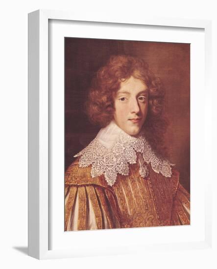 Portrait of Henri Coeffier de Ruze D'Effiat Marquis of Cinq-Mars-Le Nain Brothers-Framed Giclee Print