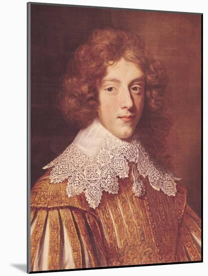 Portrait of Henri Coeffier de Ruze D'Effiat Marquis of Cinq-Mars-Le Nain Brothers-Mounted Giclee Print