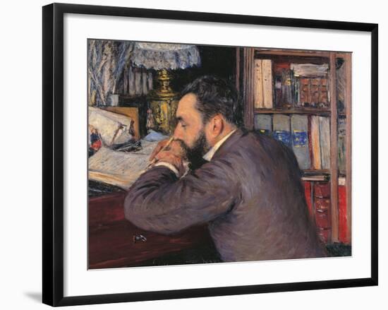 Portrait of Henri Cordier-Gustave Caillebotte-Framed Giclee Print