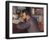 Portrait of Henri Cordier-Gustave Caillebotte-Framed Giclee Print