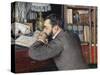 Portrait of Henri Cordier-Gustave Caillebotte-Stretched Canvas