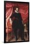 Portrait of Henri de Lorraine, Duc de Guise, called Le Bafafre (1550-1588), in Black Doublet-Frans Pourbus II-Framed Giclee Print