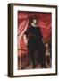 Portrait of Henri de Lorraine, Duc de Guise, called Le Bafafre (1550-1588), in Black Doublet-Frans Pourbus II-Framed Giclee Print