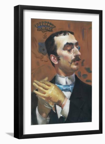 Portrait of Henri De Toulouse-Lautrec-Giovanni Boldini-Framed Giclee Print